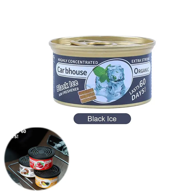 Auto Aroma Auto Lufterfrischer Parfüm Konserven Holz Blöcke Kaffee Geschmack Langlebige Auto Aromatherapie Auto Deodorant Liefert: Grau