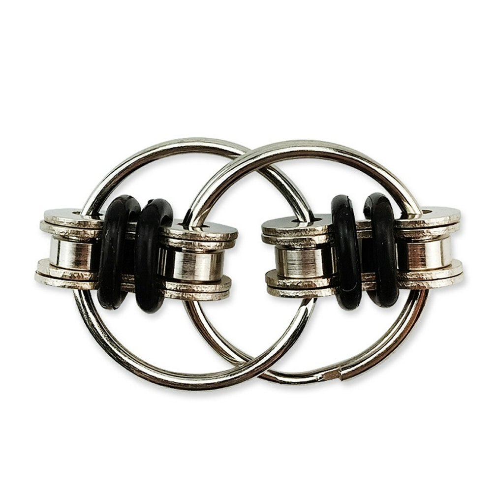 Fidget Speelgoed Flippy Ketting Stress Angst Relief Keten Stress Relief Speelgoed Fidget Spinner Sleutelhanger Voor Volwassenen En Tieners