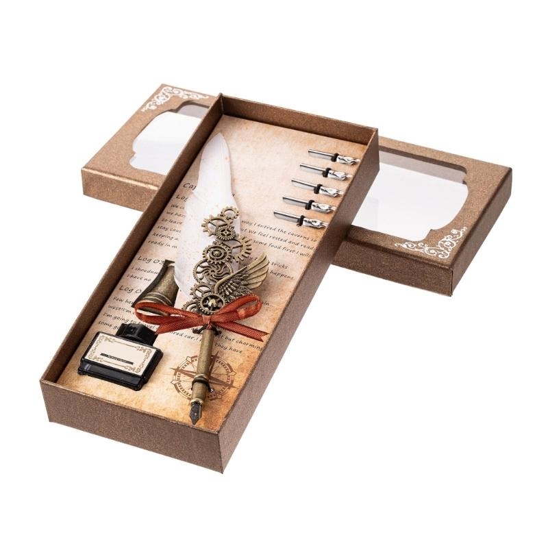 J0PB Calligraphys pisanie z 5 stalówkami kaligrafy pióro pióra pióro pióra