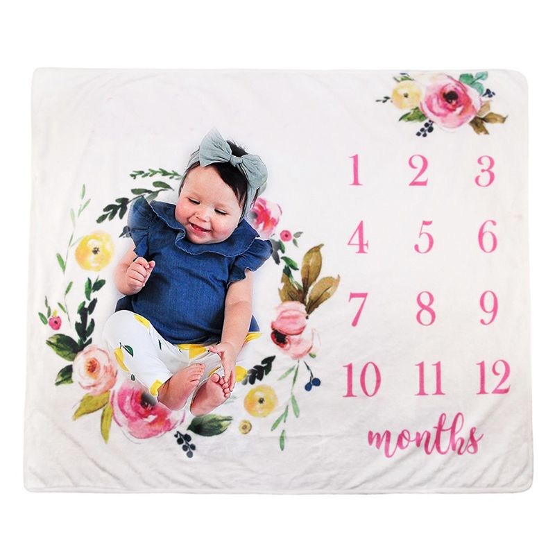 Baby Milestone Decke Neugeborenen Foto Hintergrund Kleinkinder Monatlichen Wachstum Handtuch Baby Milestone Decke