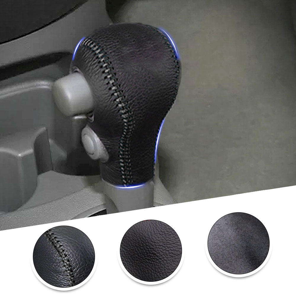 Auto Gear Cover Pu Leer Voor Nissan Sunny Maart Pookknop Hoes versnellingspook Interieur Accessoires