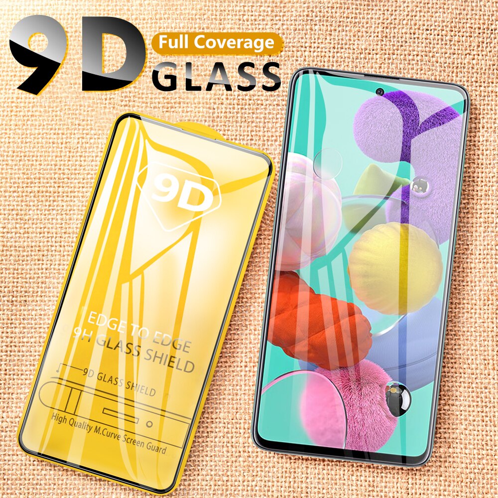 9D Gehard Glas Voor Samsung Galaxy A52 S A72 5G 4G Screen Protector Voor Samsung A51 A71 A53 a73 A13 A12 Volledige Cover Glass Film