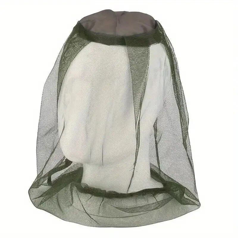 Filets extérieurs de maille de tête de moustique, chapeau de jardinage chapeau anti-insectes pour la pêche de Camping de randonnée