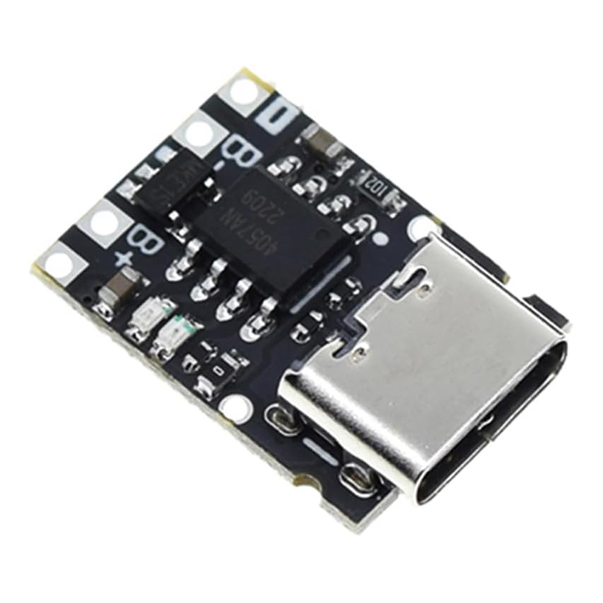 Placa de carga y descarga de batería de litio, 5/10 piezas, TP4057, 1A, 3,7 V, con protección Tipo C, USB C, Li-ion