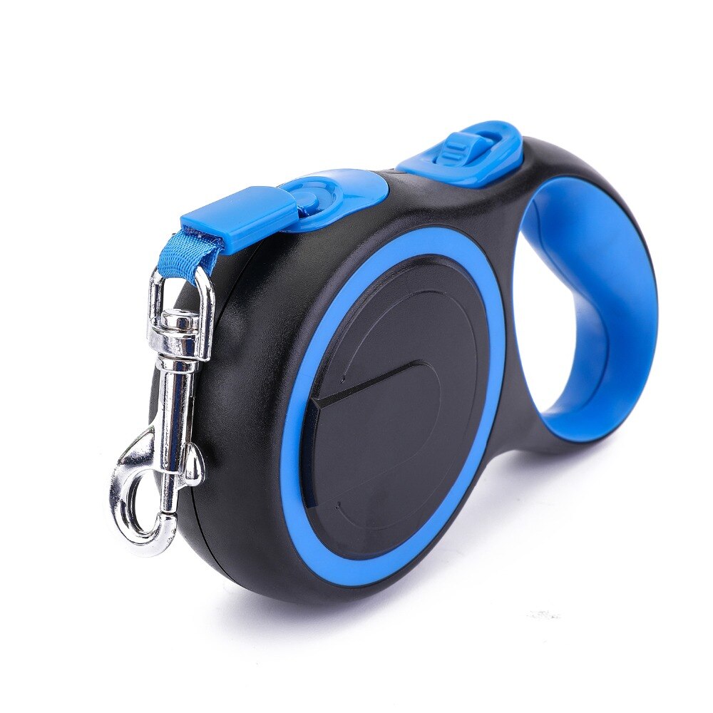 Hondenriem voor wandelen, rennen, automatisch intrekbare hondenriem voor kleine, middelgrote en grote honden, nylon hondenriem