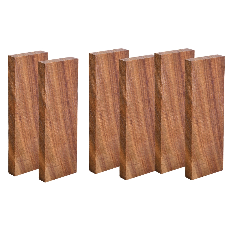 517A Durable Knife Material Small Leaf Red Sandalwood Knife Scales for Knife Handles