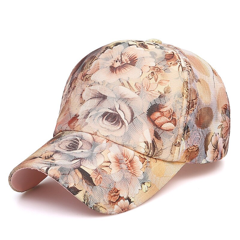 Bonés femininos de beisebol estampados, boné de hip-hop, boné de sol feminino, boné com chapéu gorros para mulheres, chapéu snapback: One p