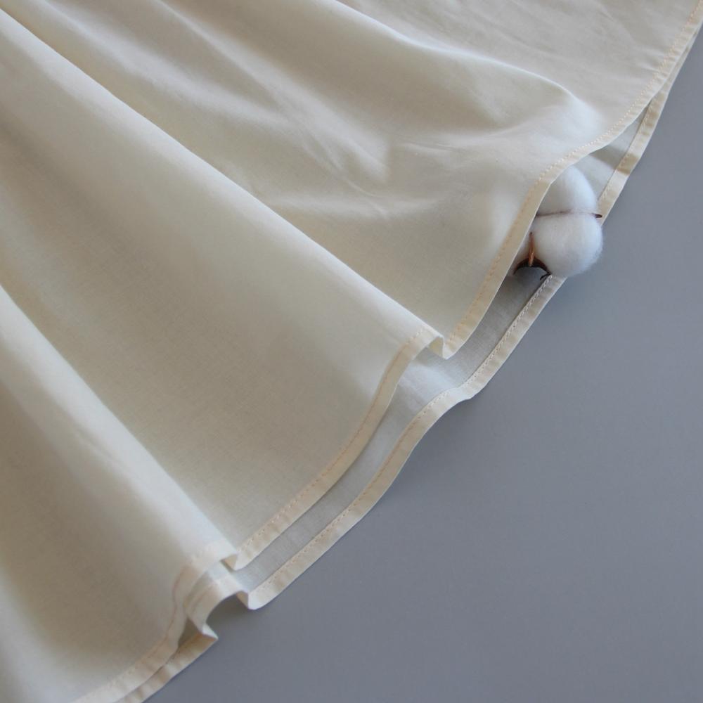 Falda con forro de algodón para vestido, falda de seguridad transparente, antideslizante