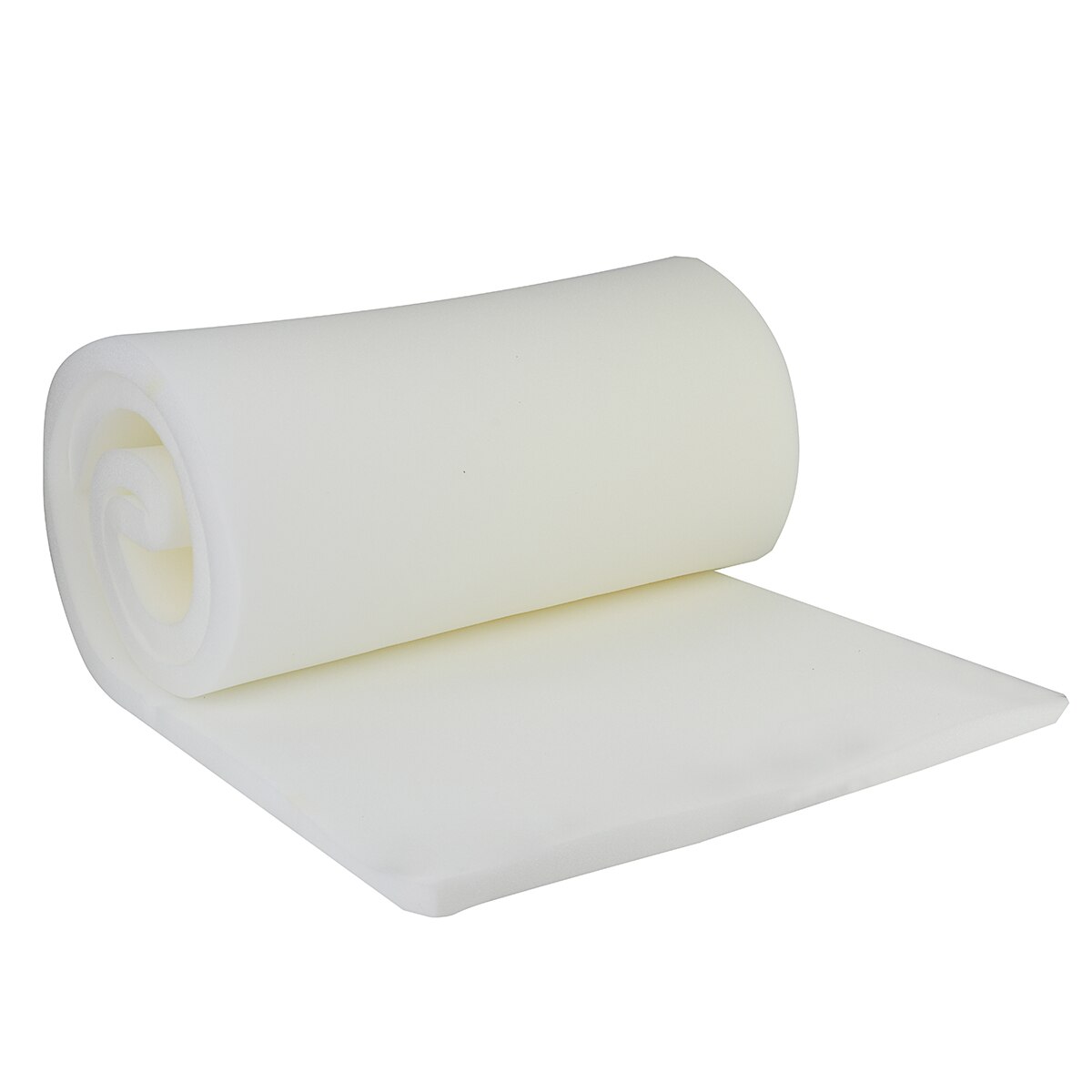 KIWARM High Density Seat Foam Rubber Replacement Upholstery Cushion Pad Length 2000X50X25mm Two Color