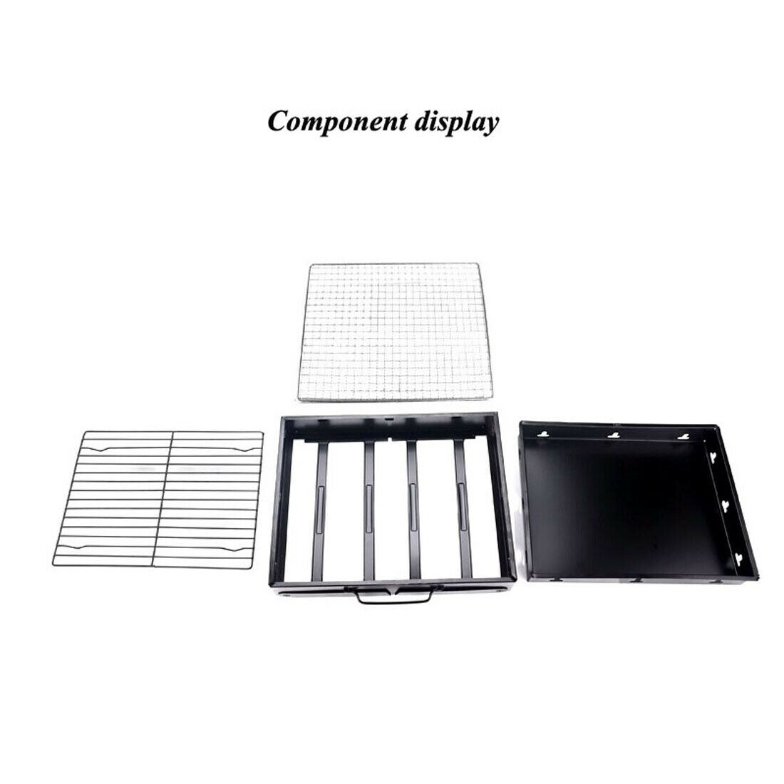 BBQ Grill Mat Baking Sheet Plate Easy Clean Grilling Picnic Camping Small Barbecue Stove Charcoal BBQ Grill