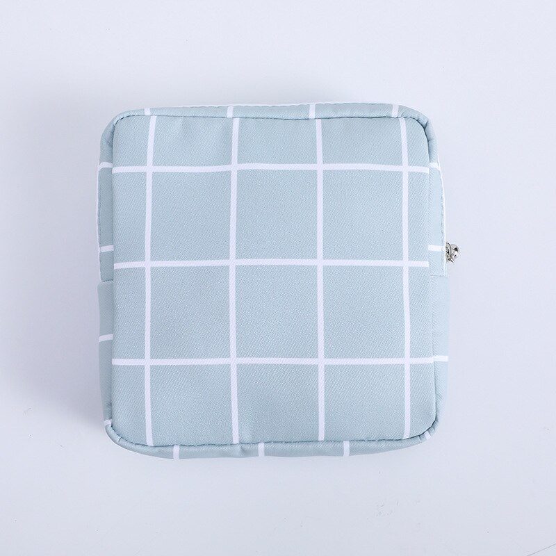 Pochette de serviette hygiénique femme fille sac de rangement serviette porte-carte de crédit porte-monnaie cosmétiques étui pour casque pochette sanitaire: 6