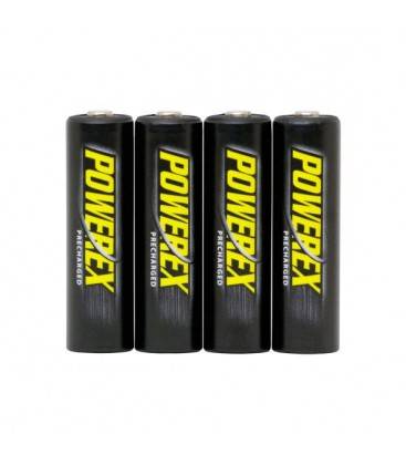 Powerex Vooraf Opgeladen Batterijen (4 Stuks Aa) 2600Mah