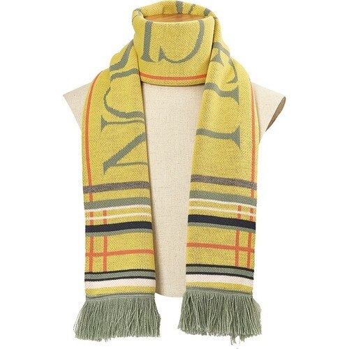 Fonem Unisex Vision Style Winter Scarf Neckwear Neckcloth Neckerchief Black Yellow Grey Tile Red