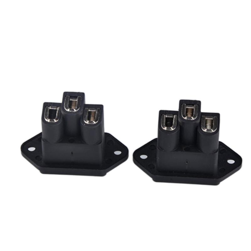 Hifi Pure Copper Plated Rhodium Iec Inlaat Socket Ac 250V 10A 3 Pins Us Power Plug