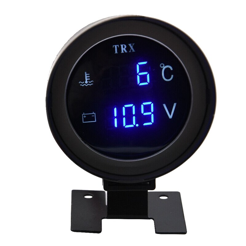 Auto Universele Led Digitale Water Temperatuur Meter Voltmeter Brandstofmeter