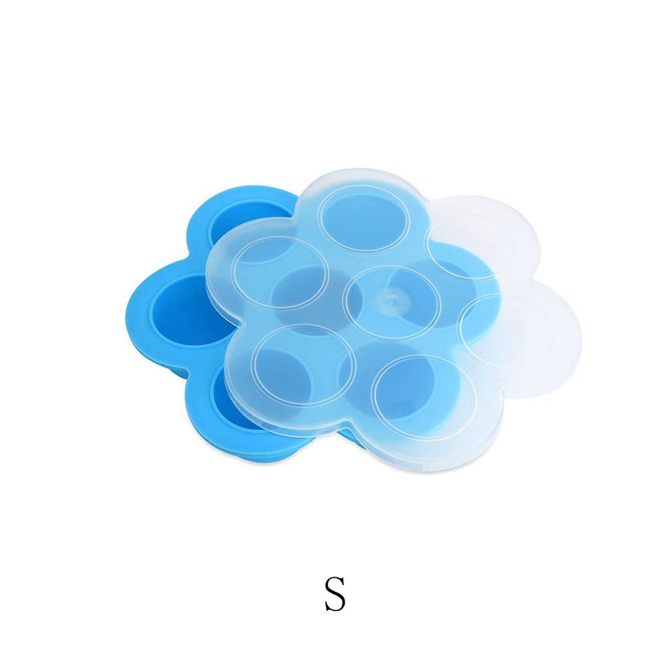Silicone Egg Bites Molds Steamer Rack for Pressure Cooker Accessories: S Blue