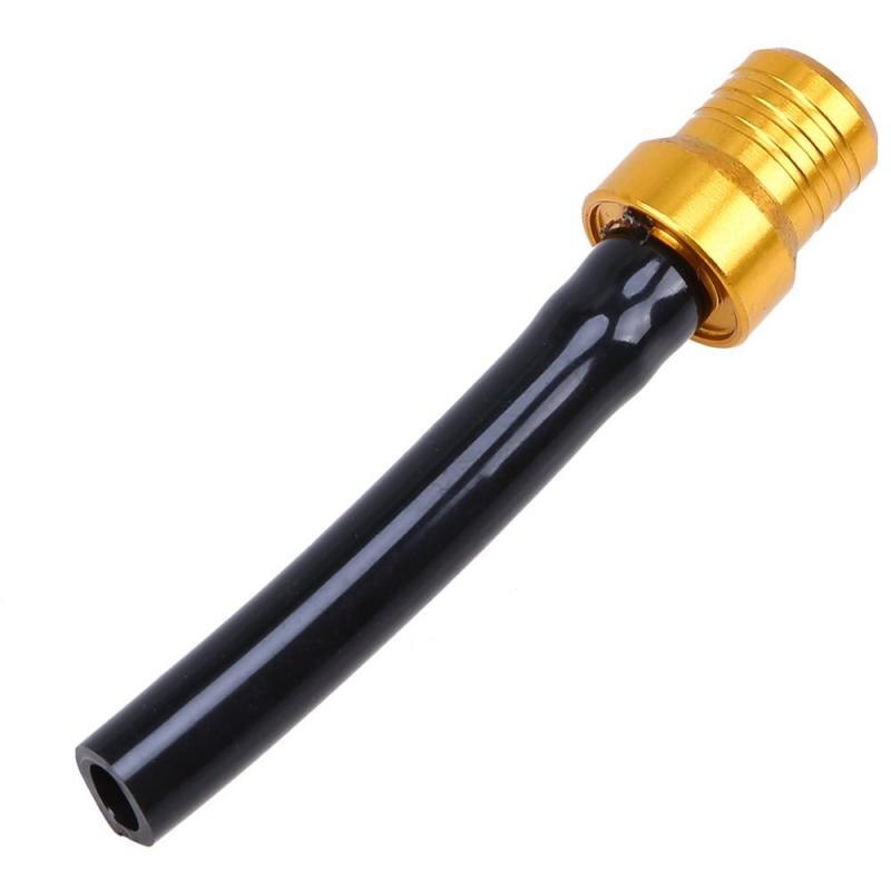 Motocross Motorcycle Accessories Tank Fuel Breather Vent Valve Hose Tube For Bike Off Road Tank Cap Hose Pipe Spare Parts: golden