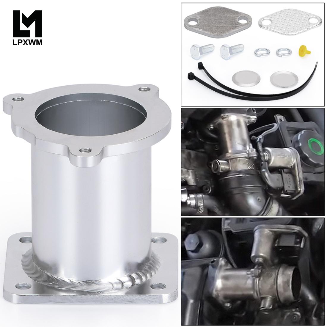 kit di rimozione EGR in alluminio circonvallazione di tranciatura per BMW serie 5 E60 E61 E61N 520i 525d 530d 535d kit di eliminazione EGR08