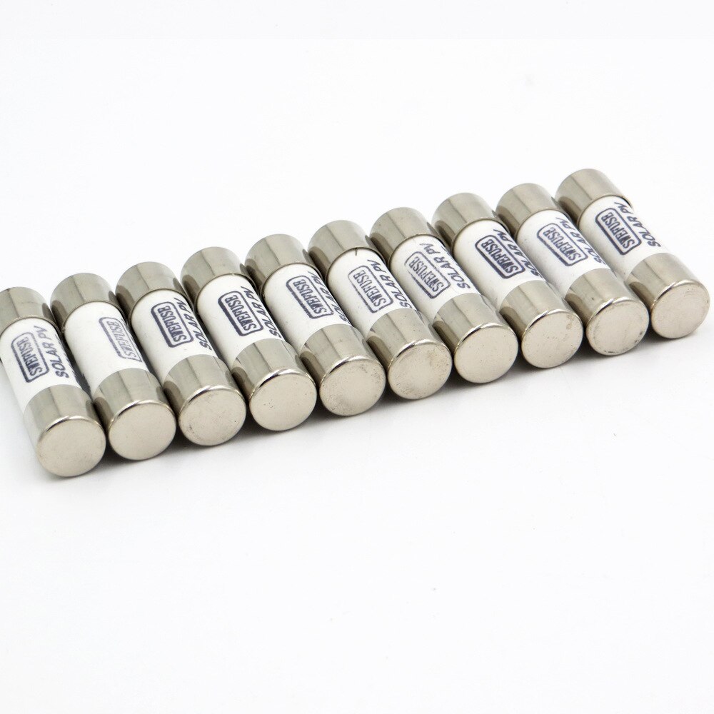 Solcelle-sikring 10a 1000v 10*38 solcelleanlæg 10a 15a 20a 30a solsystemtilbehør