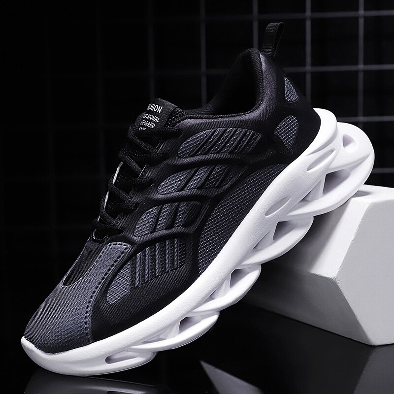 Männer Sport Schuhe Komfortable Grün Luft Gittergewebe herren Turnschuhe Mann Laufschuhe Ich bin Freien Flut Straße Plattform Stoff Schuhe
