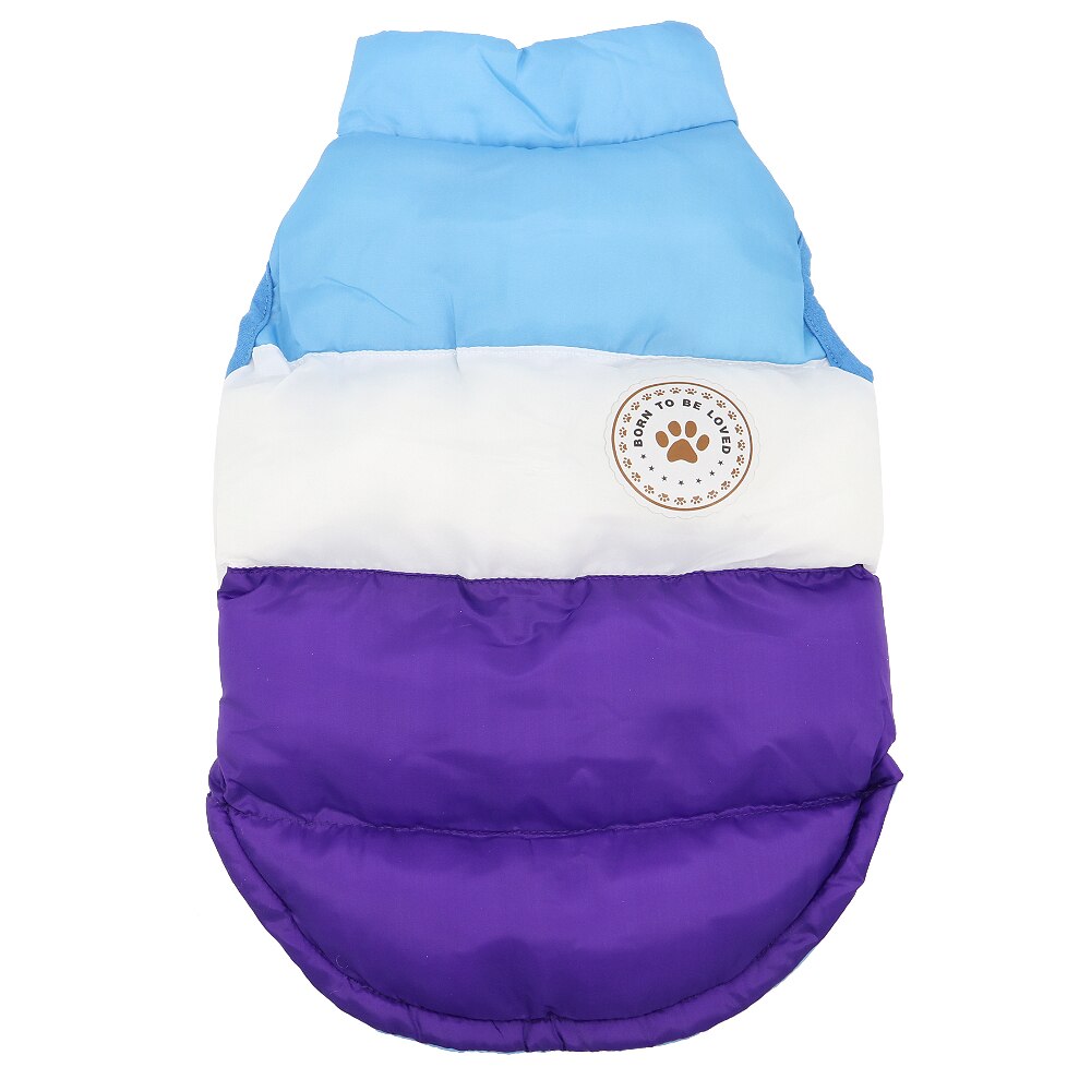 Vinter hundetøj vest små store hunde jakke frakke varmt kæledyr tøj outfit chihuahua mops fransk bulldog tøj veste: Blå / S