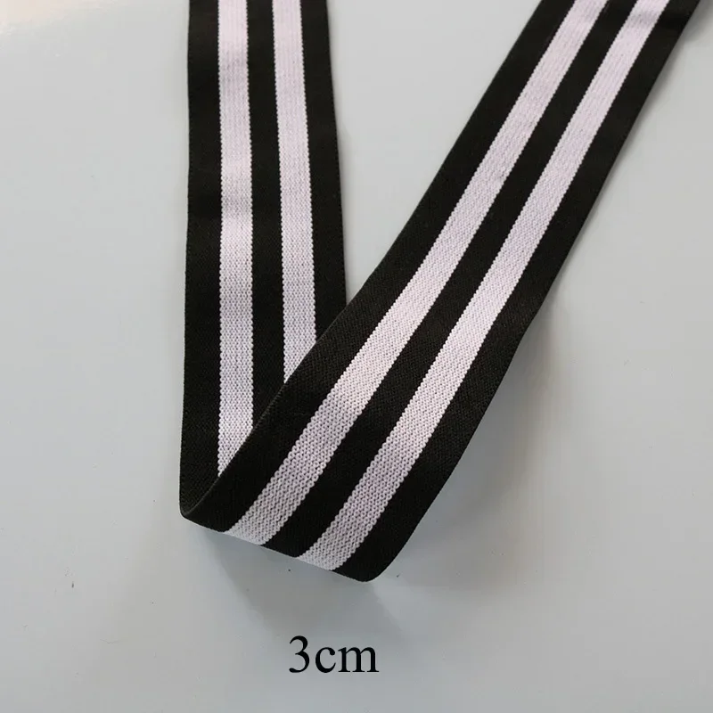 3/5/10M 25-50Mm Streep Elastische Band Webbing Voor Ondergoed Broek Elastiekjes Lint Elastiek Tape Diy Kleding Naaien Accessoire: Antiek Messing / 2M