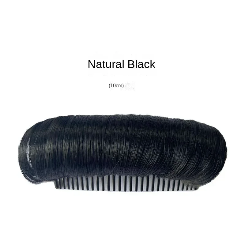 Bladerdeeg Haar Hoofd Kussen Synthetische Pad Onzichtbare Pluizige Haren Pad Clip Bol Bol Het Volume Hair Base Vrouwen Haaraccessoires: Rose Rood