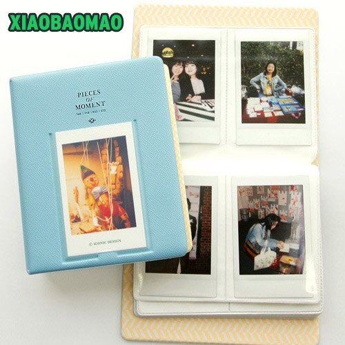 64 componenten Mini Maat 3-inch Polaroid fotoalbum voor Instax Mini Film Size Fotoalbum naam kaarthouder