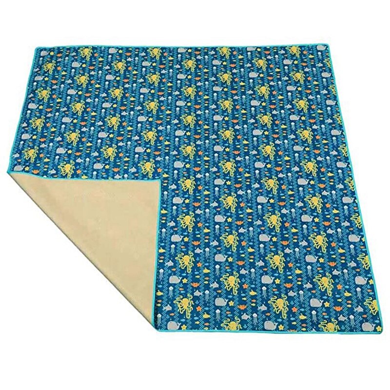 Waterdichte Mat Wasbare Kinderstoel Splat Floor Mat Anti-Slip Mat Voor Vloer Of Tafel Art Ambachten Speeltijd 51Inch X 51Inch