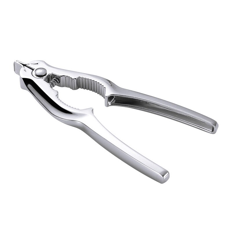 Multifunktionel muslingeklip innovativ åbner zinklegering fisk og skaldyr klemme automatisk spring food clip -35