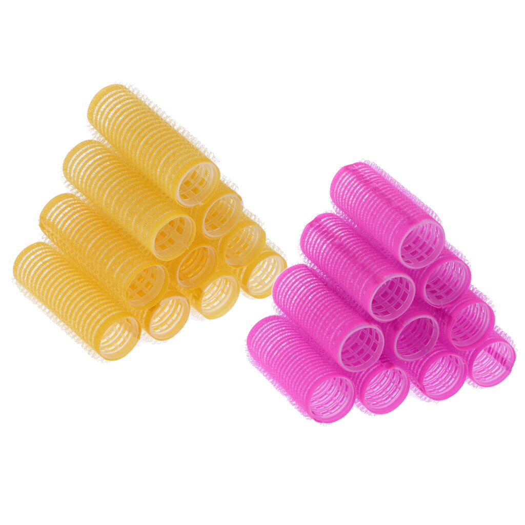 20 Pieces Plastic Hair Curlers Hair Curlers Pony Roller Hairdresser