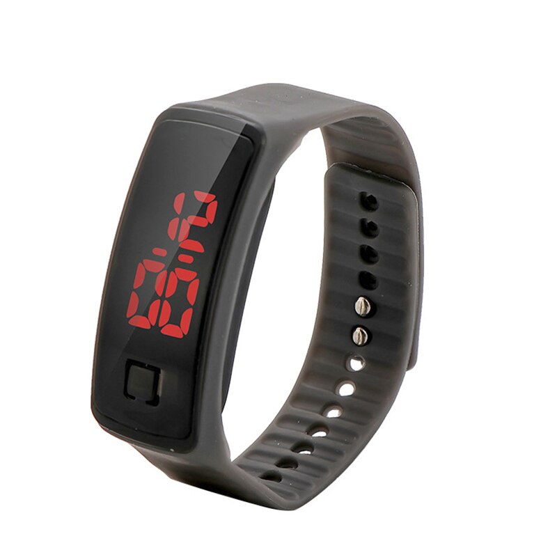Nouvellement LED montre LED numérique LED écran tactile avec bracelet en Silicone lumineux décontracté poignet unisexe