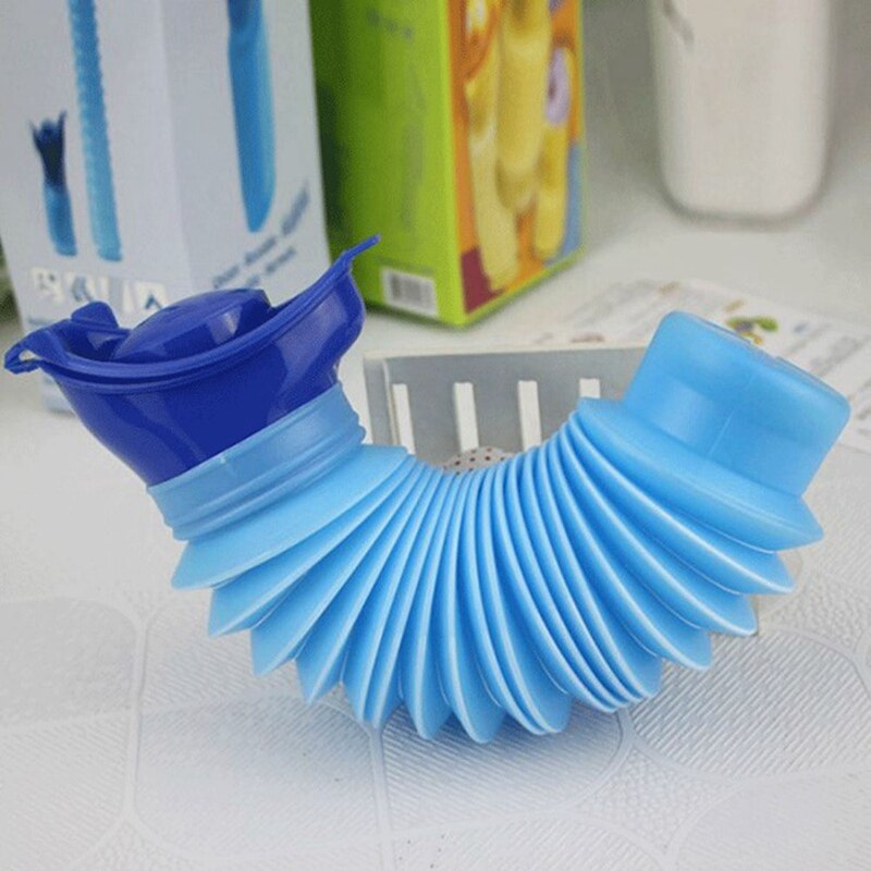 1 unidad de orinales portátiles para coche para hombres y mujeres, niños, cubo telescópico de emergencia, botella para orina de bebé, portátil al aire libre