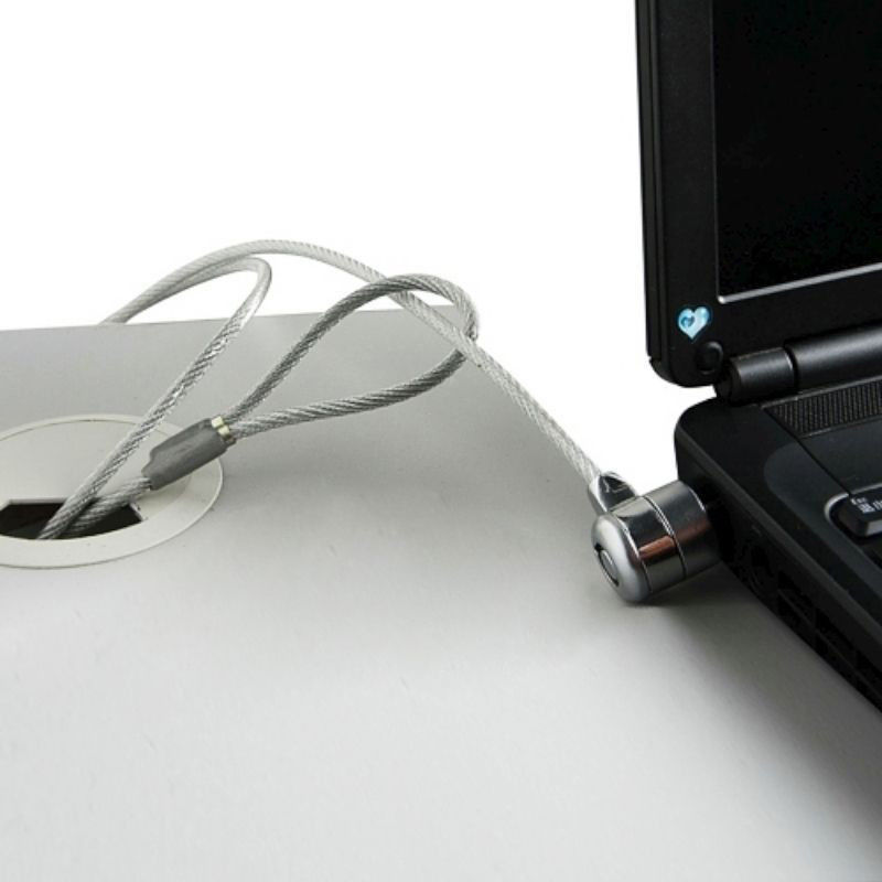 Cerradura de seguridad para ordenador portátil, candado de cadena de Cable con llave, antirrobo, para Notebook, PC, portátil, novedad