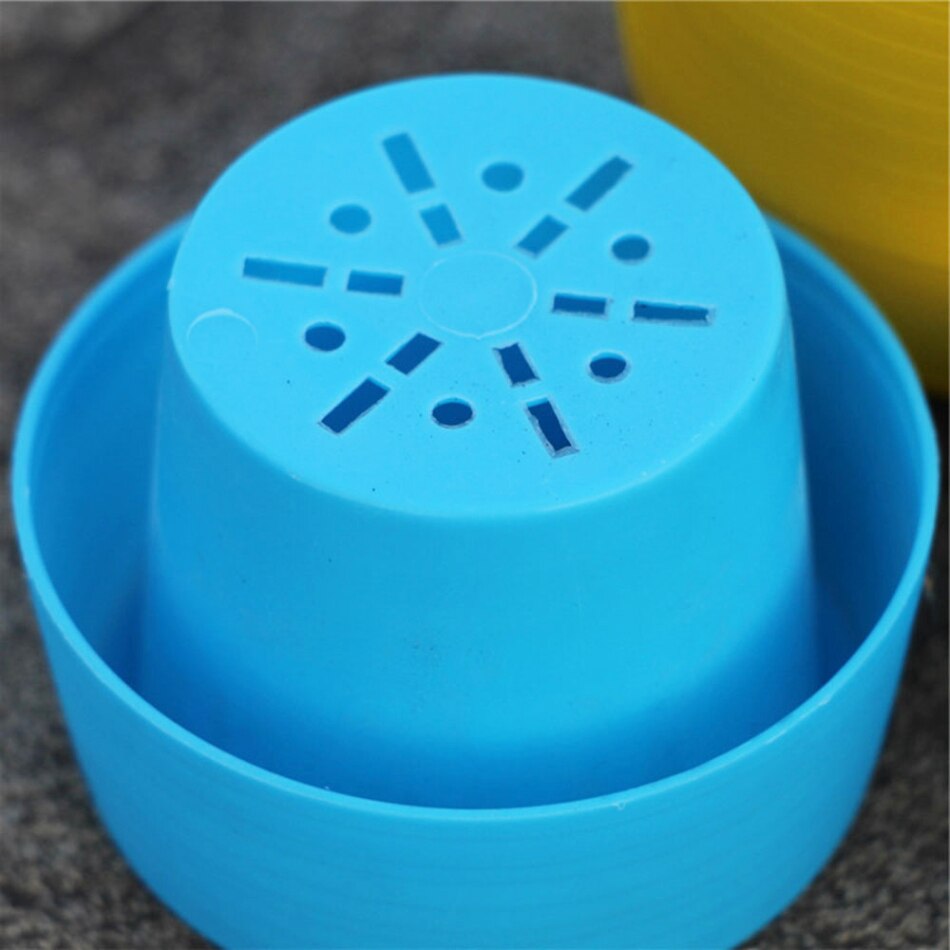 7*7Cm Bloempotten Mini Bloempot Tuin Onbreekbaar Plastic Kwekerij Potten Voor Succulenten Plastic Kleine Bloem pot