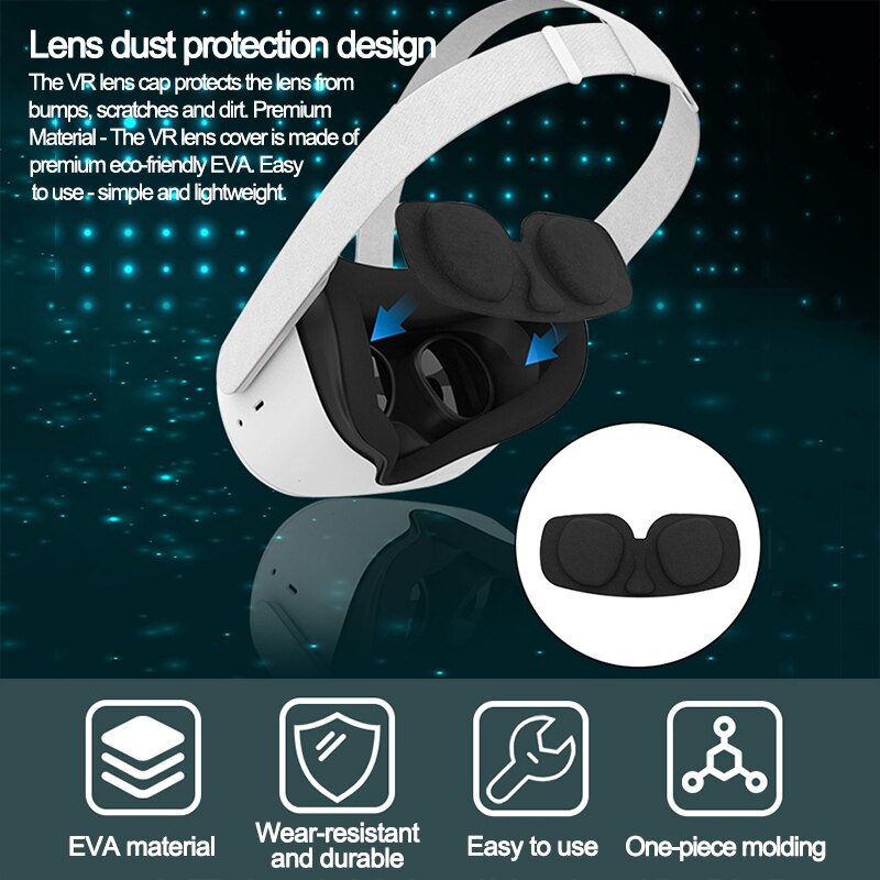 Couvercle de poignée pour Oculus Quest 2, protection faciale de remplacement, en Silicone, accessoires pour Oculus Quest2 VR