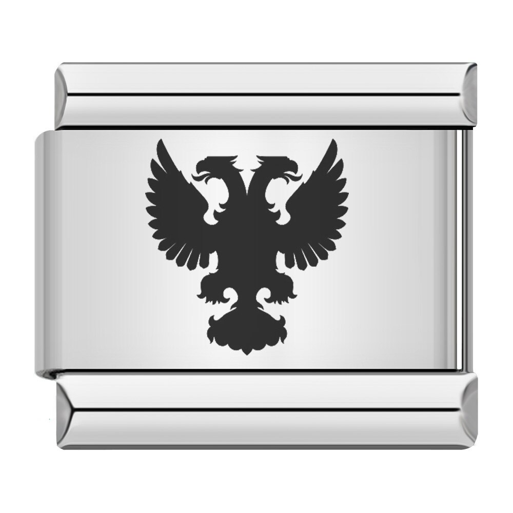 Hapiship Beliebte Einhorn Alpaka Katze Hund Fußspuren Charme Verbindet Fit 9mm Edelstahl Armband Schmuck, Der DJ197: B