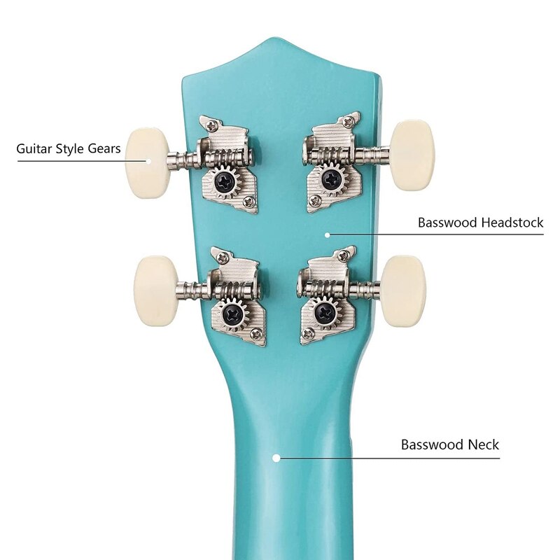 Ukulele hawaïen de 21 pouces, Instrument de musique à quatre cordes pour débutants, jouet pour enfants en bas âge, meilleur