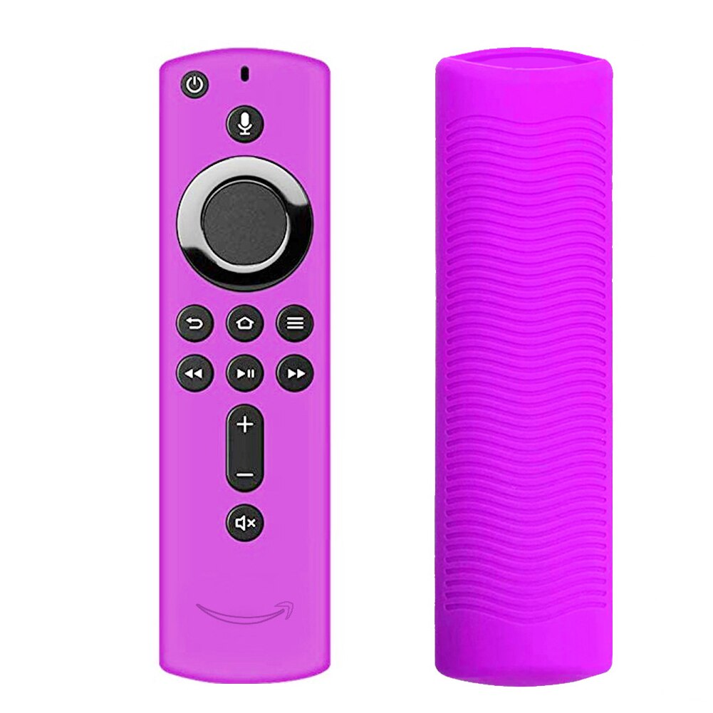 Schutzhülle Silikon Stoßfest Leichte Langlebig Anti Unterhose Gitter Hause Fernbedienung Abdeckung Für Feuer TV Stock 4K: C 1Stck