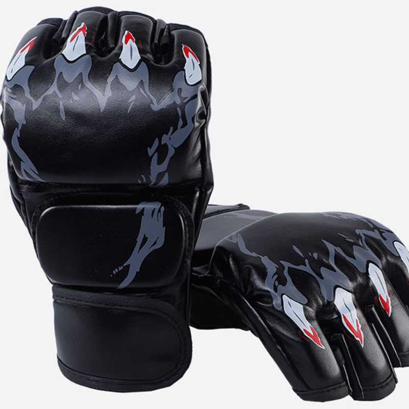 Professionele bokshandschoenen met halve vingers voor volwassenen Kinderen MMA Gratis zandzaktraining Beschermende vechtuitrusting Boksuitrusting Luta