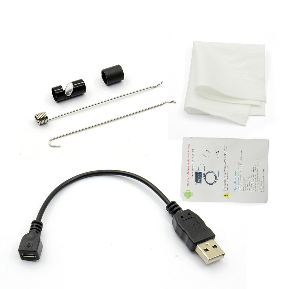 7mm 1M/1.5M/2M/3.5M/5M USB Cable Waterproof 6LED Android Endoscope 1/9 CMOS Mini USB Endoscope Inspection Camera Borescope