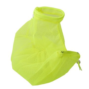 Bolsa de baño de malla para gatos pequeños, perros, antiarañazos, sujeción para morder, productos para mascotas: Yellow