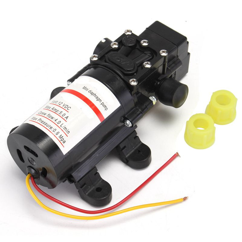 DC 12V Water Self-Priming Diaphragm Pressure Pump for Caravan/RV/Boat/Marine Boat Extremely Efficient