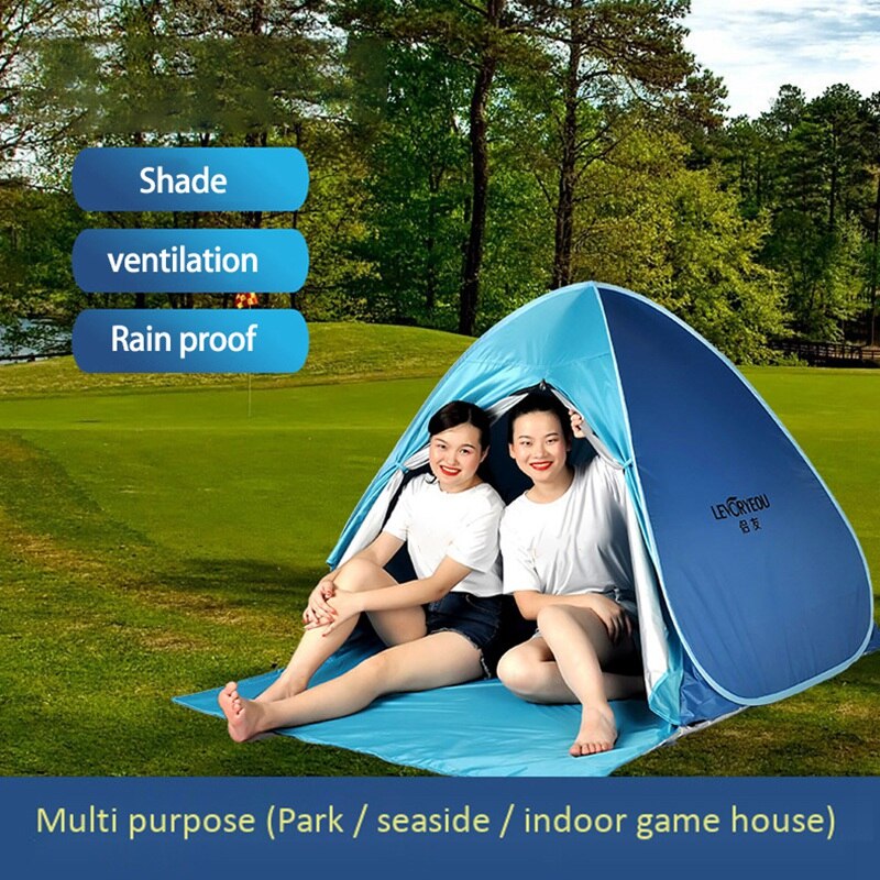 LEVORYEOU Automatic Tent UV Protection Outdoor Camping Tent Instant Up Beach Tent Sun Protection Curtain Tent