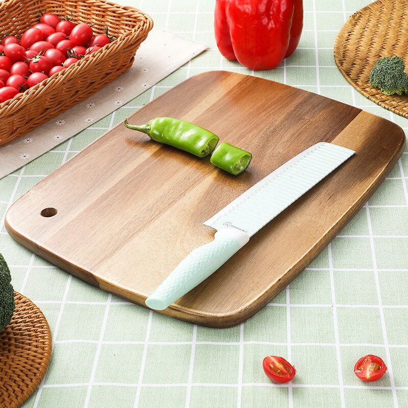 Acacia wood chopping board, steak chopping board, rectangular chopping board, kitchen solid wood chopping board