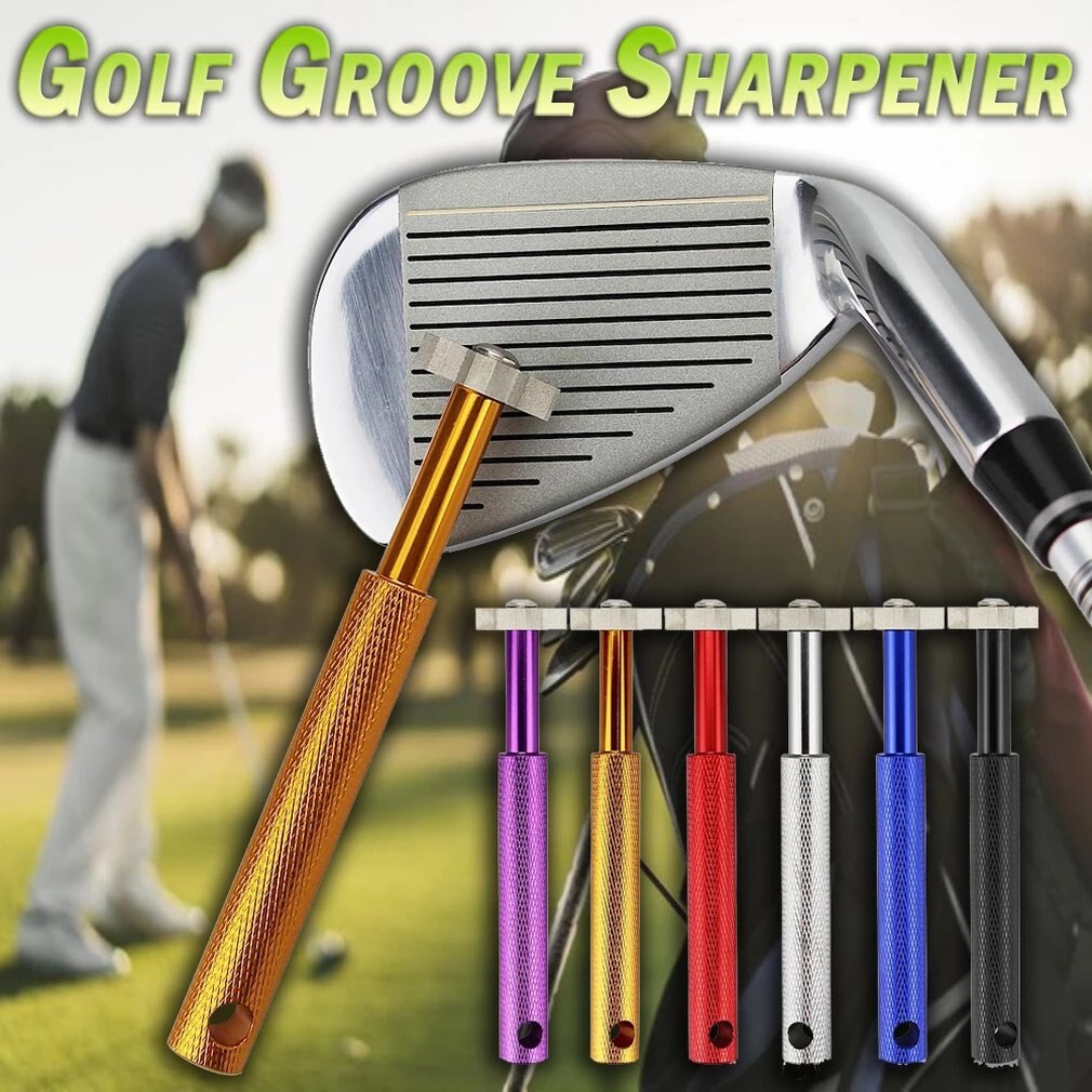 6-In-1 Golf Groove Sharpener Steel Material Golf Club Cleaner Golf Accessories Golf Groove Cleaning Tool