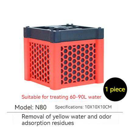 Aquarium Magic Box Öko Filter Wasser würfel Aquarium neues Filter material schnelle Wasser reinigung enthält Aktivkohle: Black
