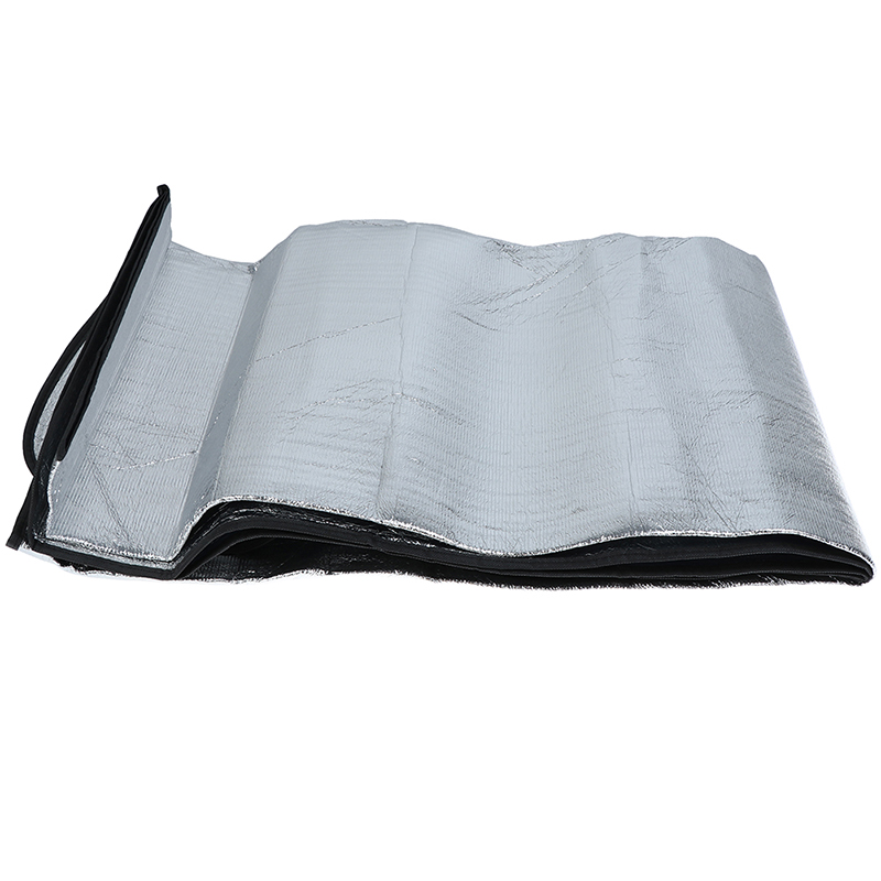 200*150cm vattentät campingmatta av aluminiumfolie hopfällbar sovmatta för picknickstrand utomhus