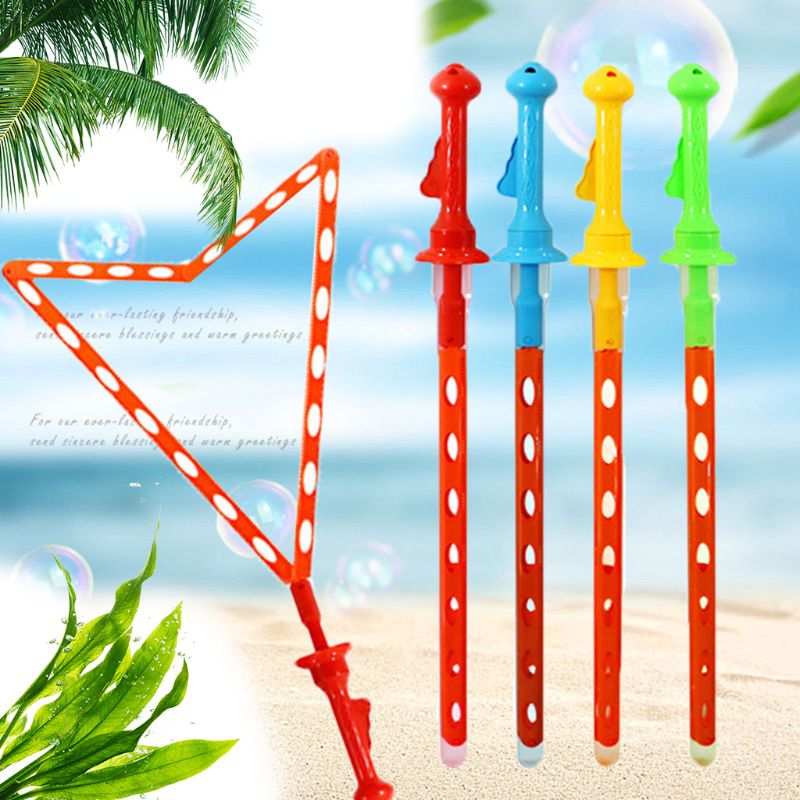 Burbuja grande con forma de espada occidental para niños, palitos de burbujas de jabón, juguete para exteriores, 46CM