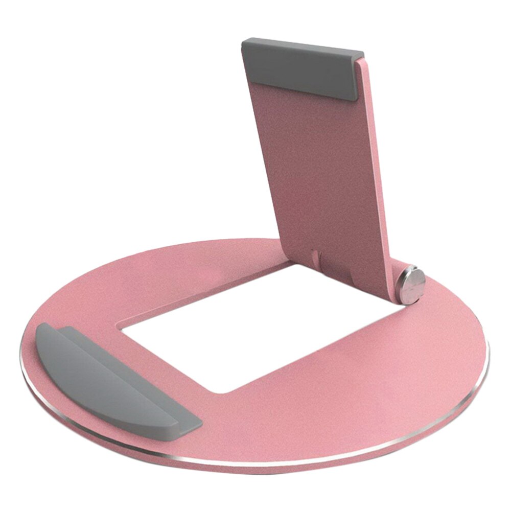 1pcs Durable Portable Foldable Desktop Simple Universal Tablet PC Shelf Computer Shelf Computer Rack for Home: Rose Gold